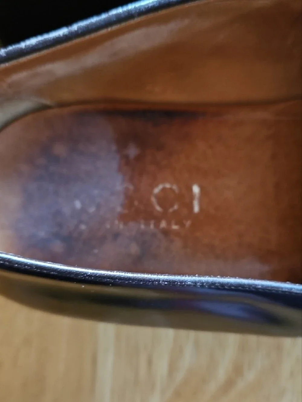 Gucci Brown Leather Horsebit Loafers